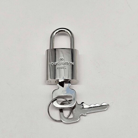 Auth Louis Vuitton Lock&Key Silver w/Unbranded 925 Pure Silver 14k Gold Plated - Picture 7 of 11